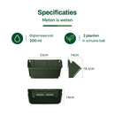 Bac à plantes pour jardin vertical - Système clic - Kit de démarrage - 6 pièces