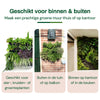 Bac à plantes pour jardin vertical - Système clic - Kit de démarrage - 6 pièces